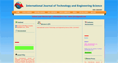 Desktop Screenshot of ijtes.com