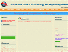 Tablet Screenshot of ijtes.com